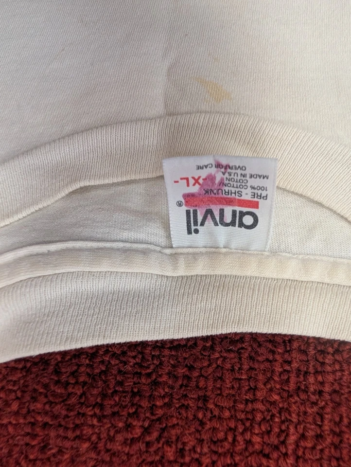 复古! 罕见!  1995 年 FOO FIGHTERS ALBUM COVER RAT GUN 衬衫 - XL - 一个所有者 — 第 4/4 张图片