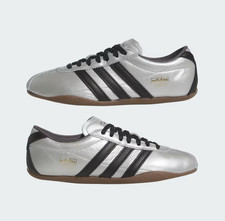 NWB Adidas 90 Originals TOKYO SHOES, Silver Metallic/Core Black/Gum, Sz W7.5