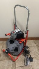 Ridgid K-400 Drain Snake Auger Drum Machine with C-32IW 3/8 in. x 75 ft. Cable