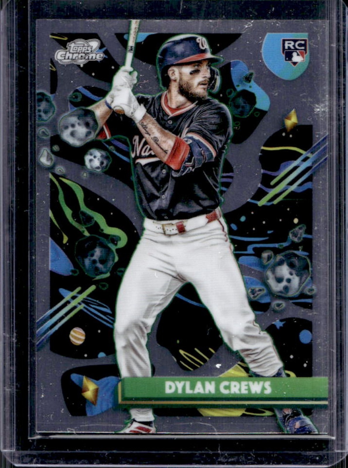 2025 Topps Cosmic Chrome Dylan Crews RC Rookie #194 Nationals