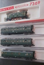 Fleischmann set Locomotore + 3 Carrozze Centoporte Scala N