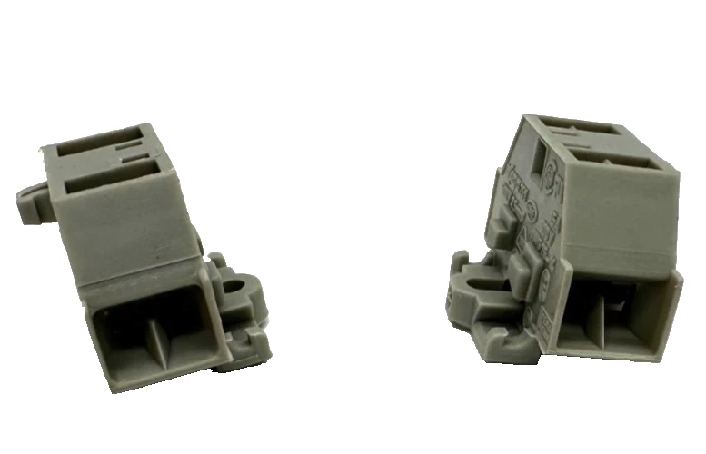 Lot of 50x Wago 261-331 4-Conductor Terminal Blocks, 1-Pole, 500V 24A, Flange - Image 3 of 4