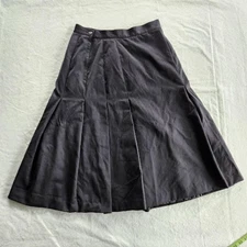 Harve Benard by Benard Holtzman 100% Wool Pleaded Skirt Size 14