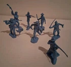 Marx Toys Frontiersmen Pioneers Defenders Blue Fort Apache Play Set