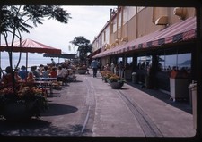 SL22 Slide 1960&rsquo;s   Outdoor Waterfront Cafe Scene  019a