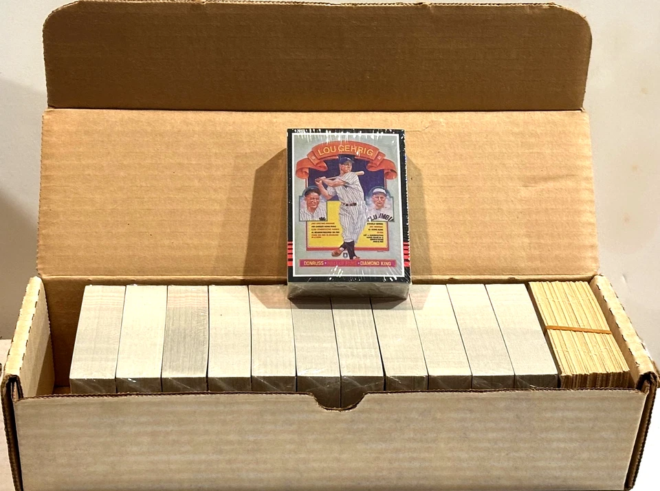 Juego completo de 660 cartas + rompecabezas Donruss Baseball 1985 y 1986 sellado de fábrica Foto 2 de 4