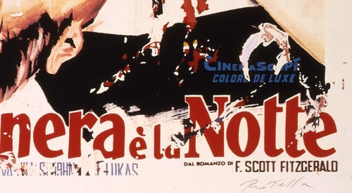 Mimmo ROTELLA: Tenera è la notte,Serigrafia e Collage, Pop Art, glamour,vintage - Foto 6 di 6