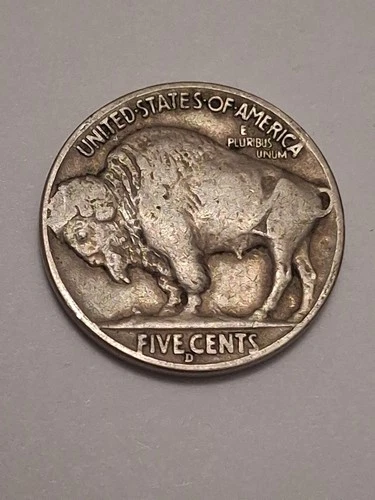 1938-D Buffalo Nickel- FULL HORN-Extra Fine Better Date Nice Original Coin BN826