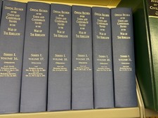 Official Records of the Union and Confederate Navies HC Lot of 30 1987 Ser. I&II