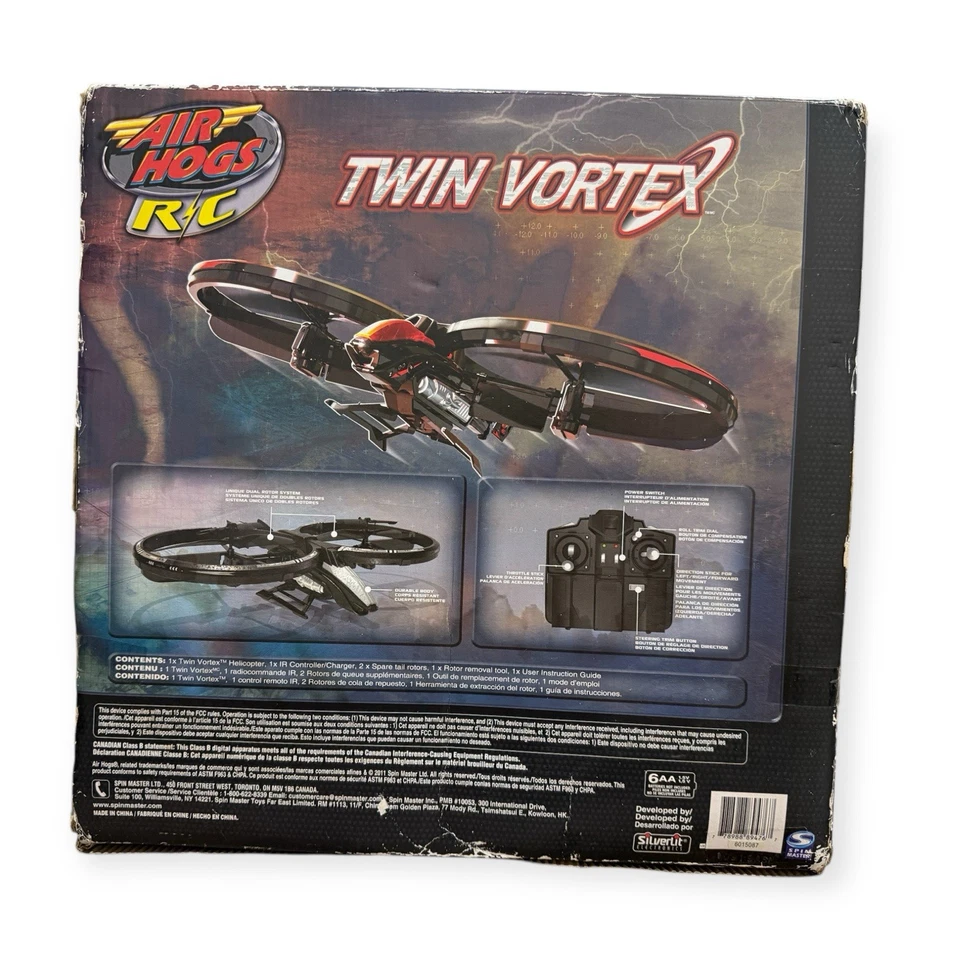 AIR HOGS HAVOC TWIN VORTRX HELI R/C + Remote - Brand New - Image 2 of 2
