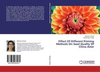 Effect Of Different Priming Methods On Seed Quality Of China Aster Bathineni Vim