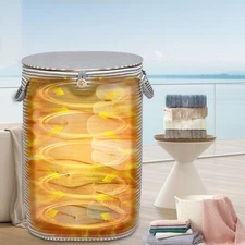 38L Foldable Towel Warmer Bucket,Heated Towel Warmers for Bathroom,Travel & O...