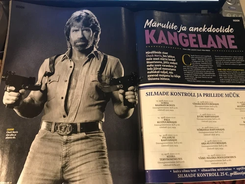 ESTONIAN KROONIKA 10.4.2026 ISSUE WITH CHUCK NORRIS 5 PAGES 5 PICS