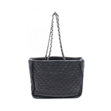 Chanel Matelasse Lambskin Tote Bag Women Black One Size