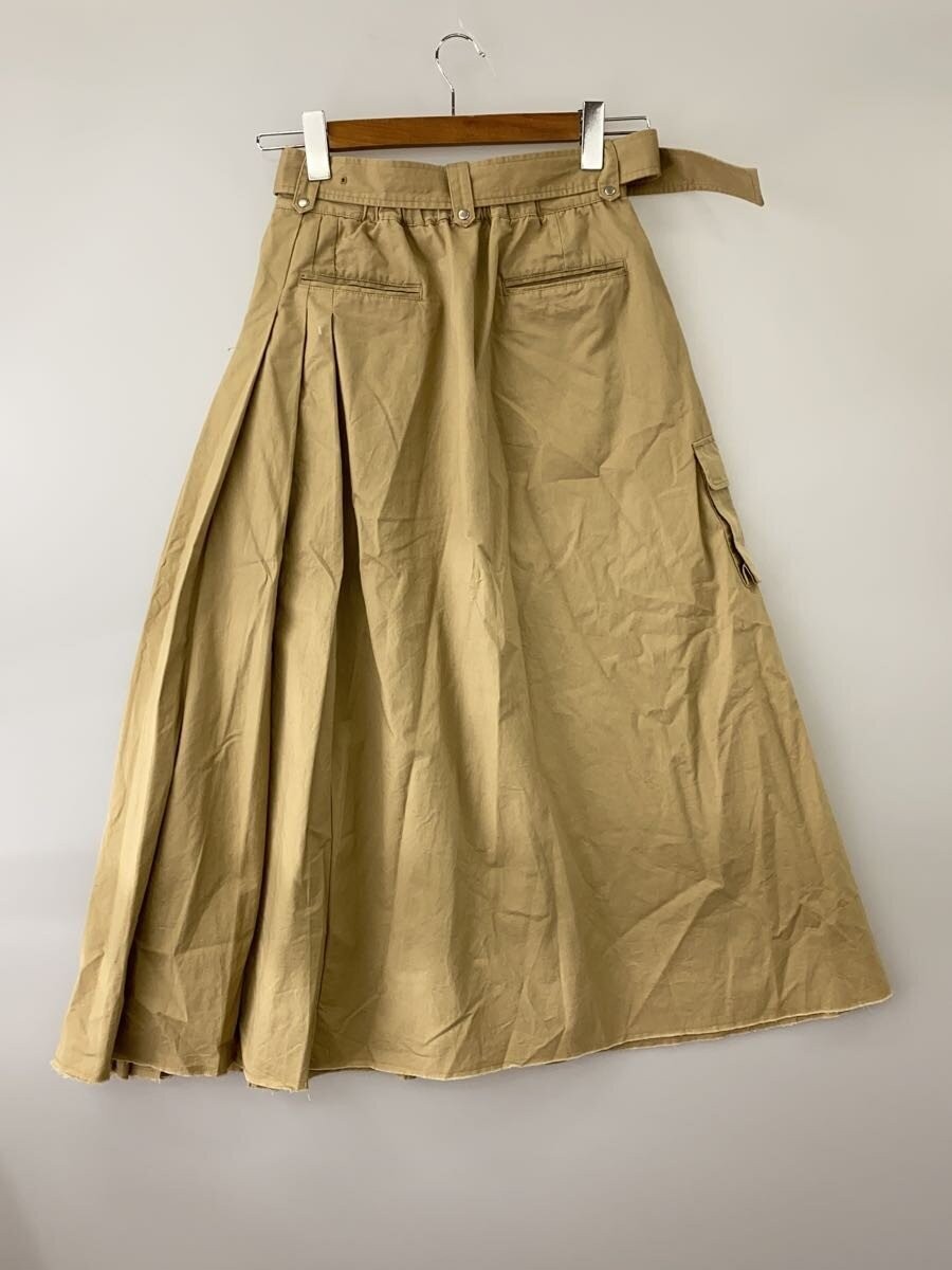 AMERI Long Skirt M Cotton BEG Solid 0291920040 - image 2