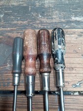 Lot Of 4x  Antique/Vintage Stanley Slotted Drivers. Great Users. Good Condition.