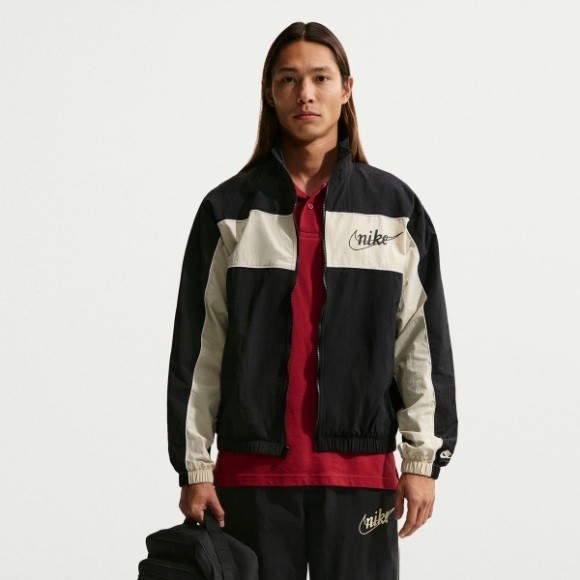 Nike Sportswear Club Men's Lightweight Full-Zip Jacket - Black / IF0767-010