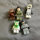 Lego Star Wars Figure Lot Of 5 Ewok Leia Trooper ATST Driver