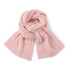 Warm Baby Scarf Winter Boys Girls Neck Warmer Knitted Toddler Neck Scarves Pink