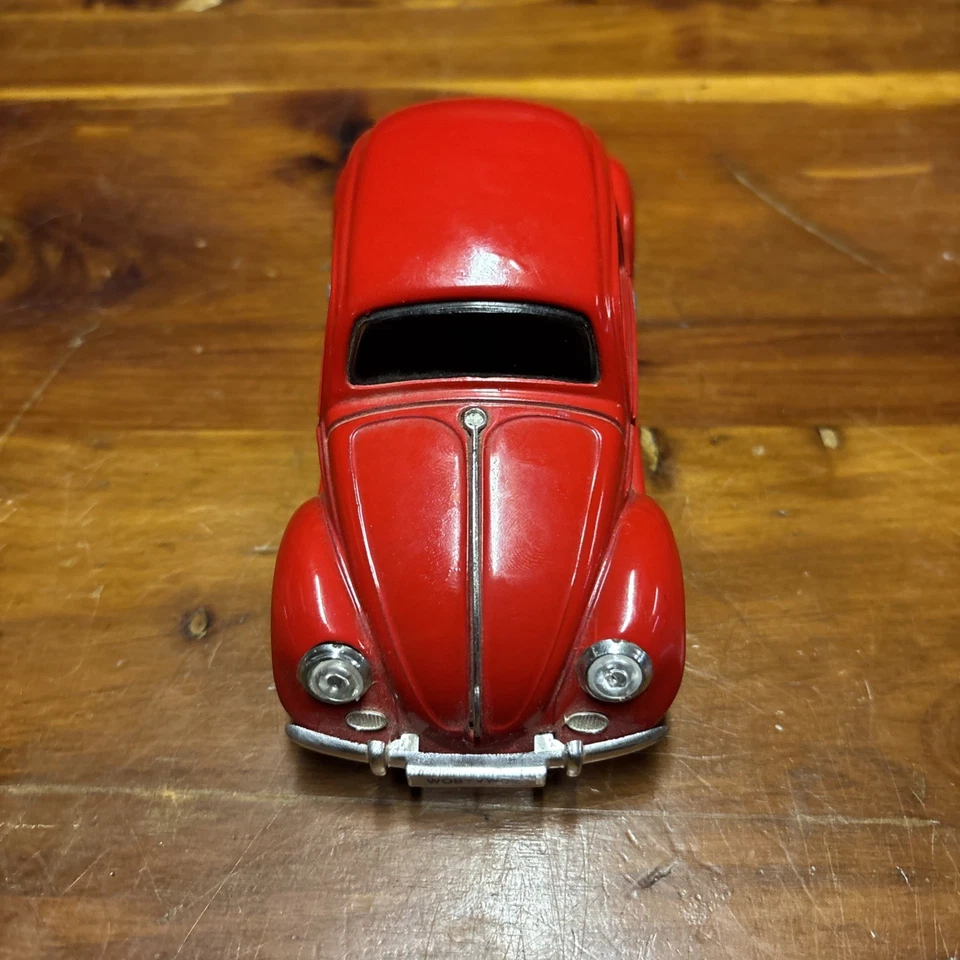 Volkswagen Red Beetle SS 7707 1955 modelo diecast coche de juguete coleccionable 1:32 Foto 2 de 4