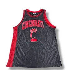 Vintage Apex One Cincinnati Bearcats Nylon Basketball Jersey Mens Large EUC Rare