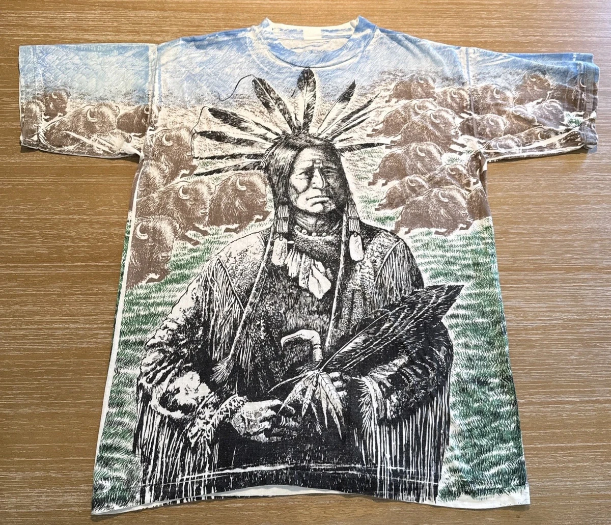 vintage native american t shirt products for sale | eBay