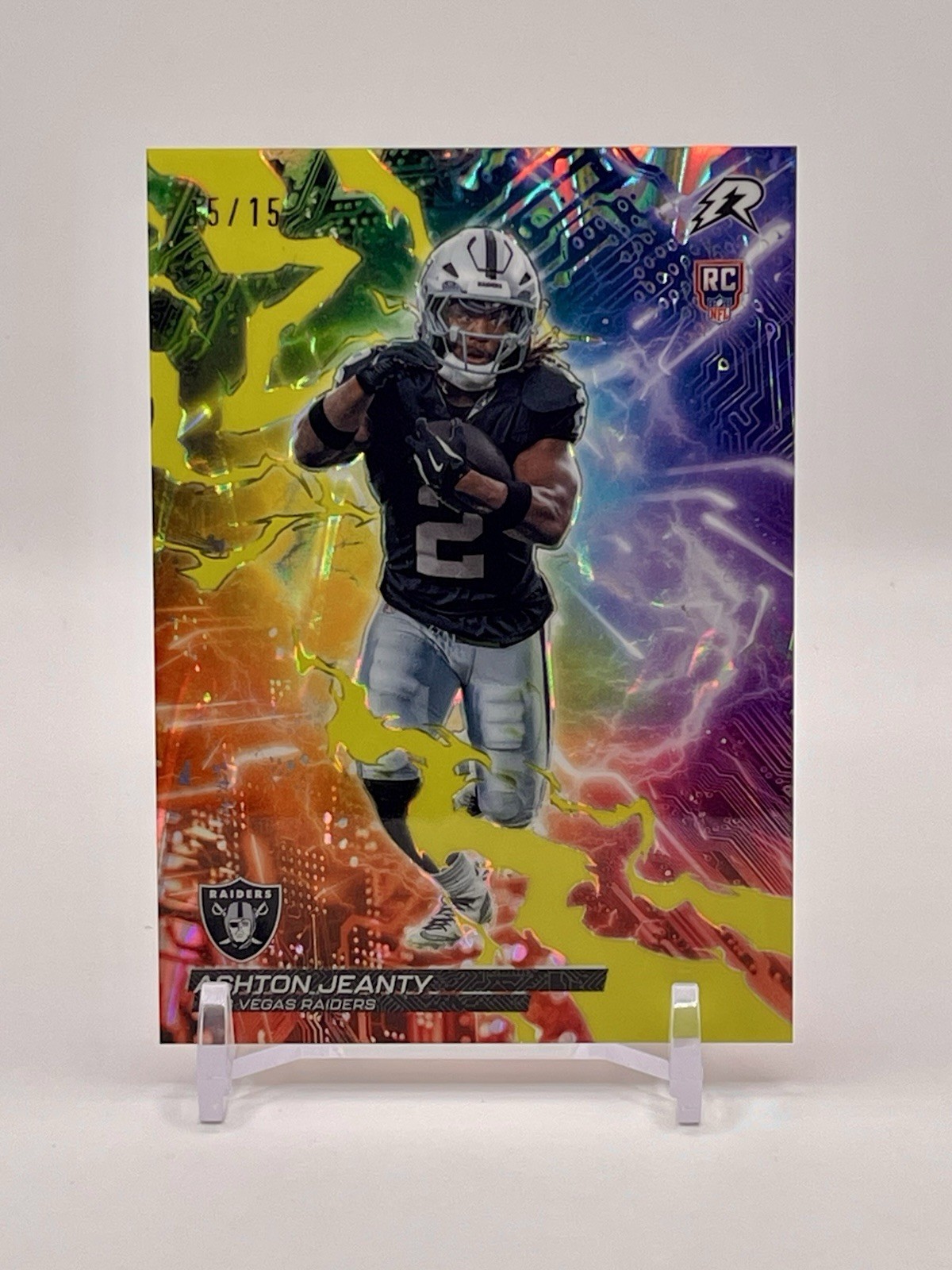 Ashton Jeanty 2025 Topps Resurgence Circuit Breakers #CB21 Power Surge Lime Green
