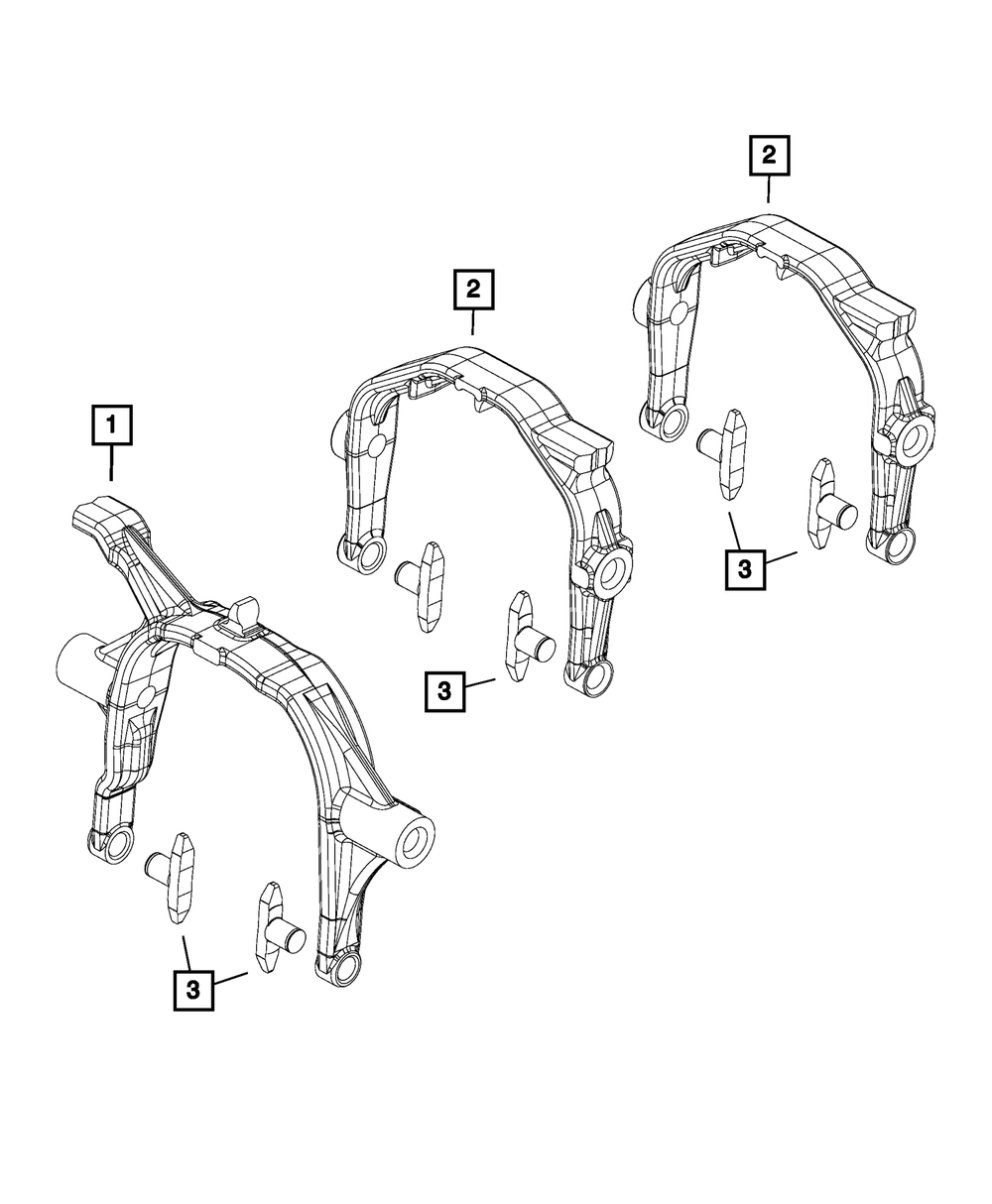 Genuine Mopar Fork-Shift Fork 68332812AB