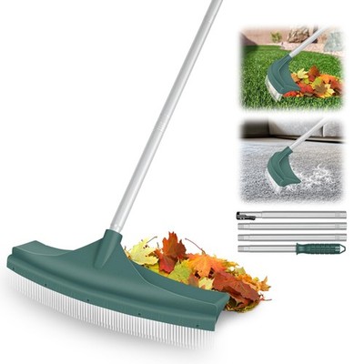 ORIENTOOLS Kunstrasenbürste, gebogener Rasenrechen Rasen grün 