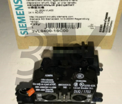 ONE NEW SIEMENS 3VL9400-1SC00 Circuit Breaker AC / DC24V 3VL94001SC00