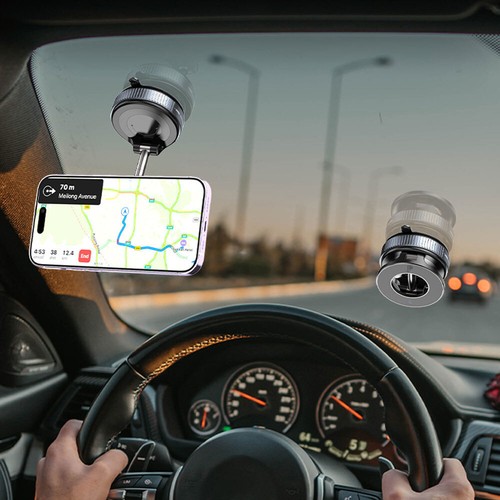 Vacuum Magnetic Suction Cup Car Phone Holder Stand Mount 360° Rotation AU FT - Picture 3 of 21