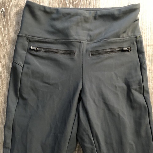ATHLETA Stellar Crop Pant Leggings Charcoal Gray Women’s Small Zipper Pockets - Picture 5 of 12