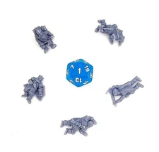 28mm Dead Dwarves NPC Nobles Dungeons Dragons DnD D&D  Villagers Monster Castle