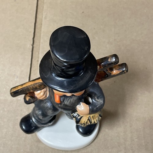 Vintage Goebel W Germany Chimney Sweep Boy with Ladder Figurine #KF38 - Picture 8 of 11