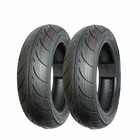 5A Tokyo 3.50-10 Scooter Tubeless Tire Set, Front/Rear Motorcycle/Moped Fit 10"