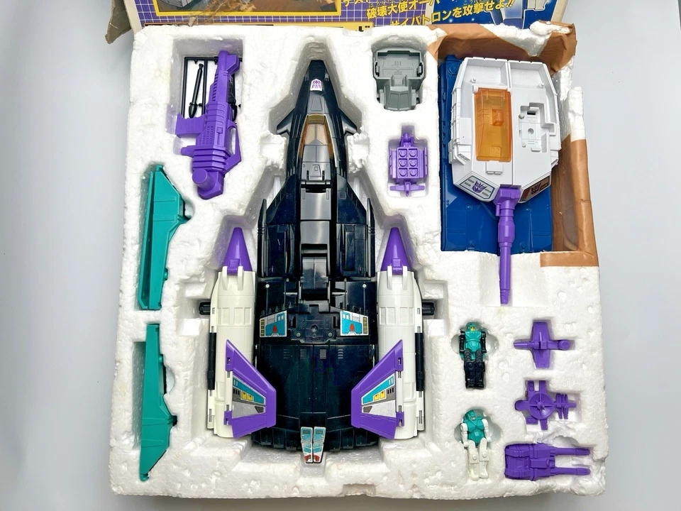 Transformers G1 D-307 Takara Masterforce Decepticon God Master Overload Victory Foto 2 de 4