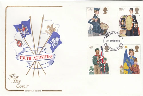 Youth GB Cotswold FDC Mansfield 1982 (99878)