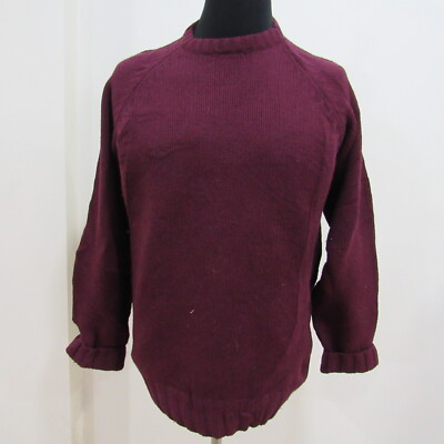 Samuel Windsor DAMEN 100 % Baumwolle Rundhalsausschnitt Pullover Brustumfang 44/46 UK L REF (Y01337)