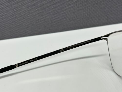 ic Berlin Brille Herren Damen Grau Shiny Eckig Asper NP:499€ - Bild 10 von 13