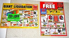HARBOR FREIGHT JULY 2017 and APRIL 2019 TOOL CATALOGS listing ending Soon!