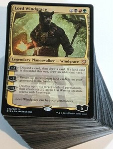 ***Custom Commander Deck*** Lord Windgrace - Landfall - EDH MTG Magic Cards