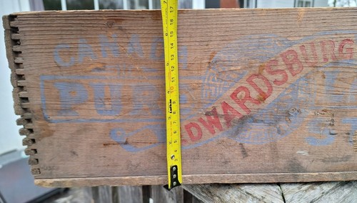 Cajón de madera vintage de almidón para lavandería Edwardsburg - Imagen 8 de 10