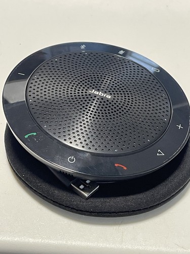 Enceinte Jabra GN PH5002W avec étui de transport haut-parleur Bluetooth.