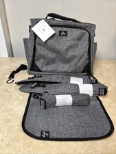 JU-JU-BE CLASSIC CONVERTIBLE BACKPACK GRAPHITE BFF NEW With Tags