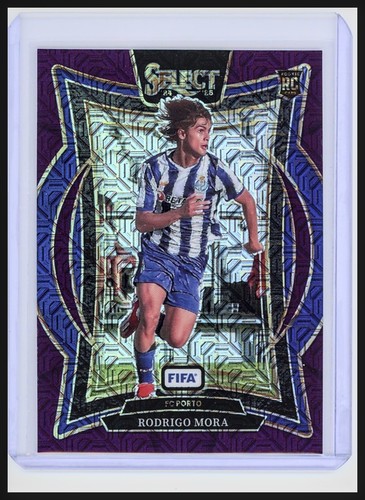 2024-25 Panini Select FIFA #50 Rodrigo Mora RC Rookie Purple Mojo Prizm Porto