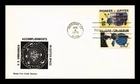 DR JIM STAMPS US COVER UNMANNED SPACE ACCOMPLISHMENTS FDC SCOTT 1556 1557