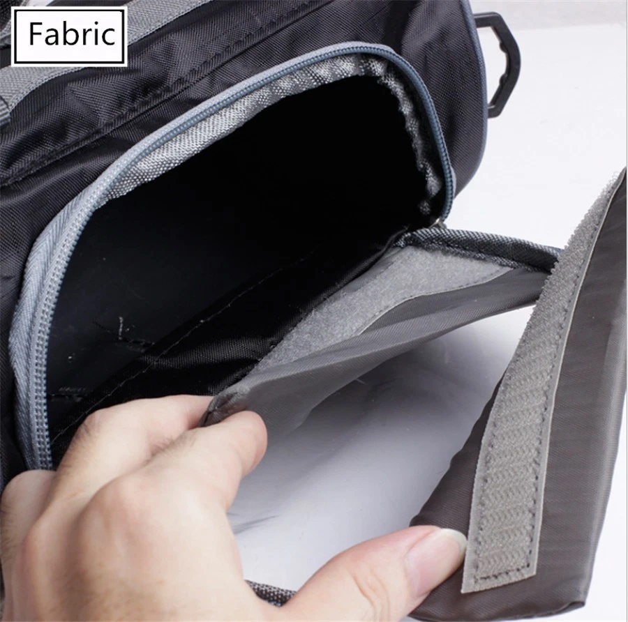 Bolsa de equipaje contenedor de almacenamiento horquilla manillar delantero carreras eléctrico motocicleta Foto 3 de 4