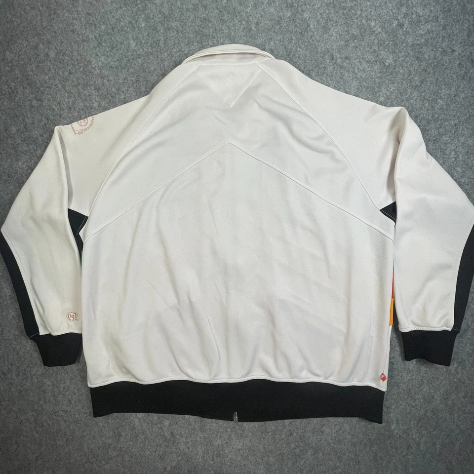 Rocawear Track Jacket Size 3XL Biggie Style Multicolor Stripes Hip Hop VTG Y2K - Image 2 of 4