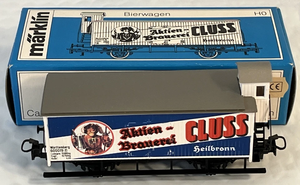Marklin HO Scale 4780 Beer Box Car Aktien Brauerei Bierwagen In Original Box - Image 2 of 4