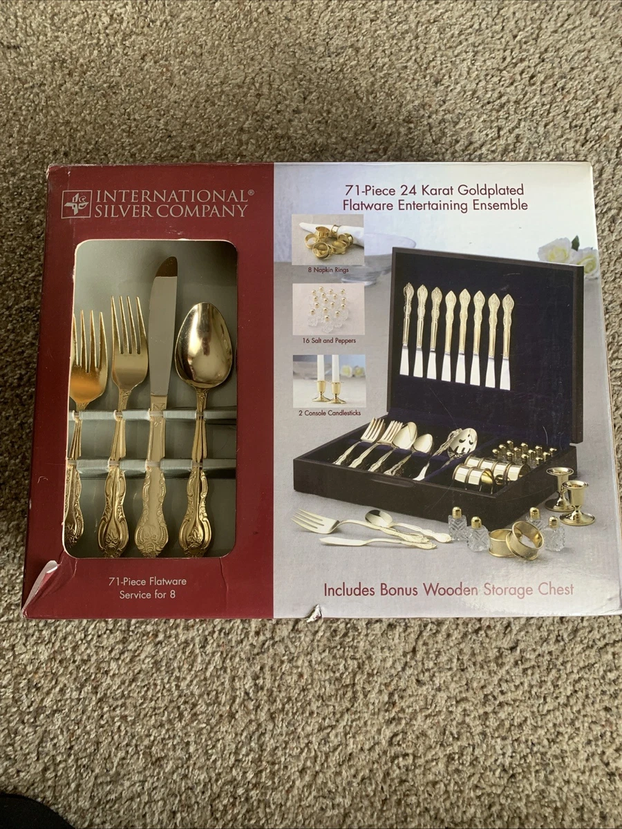 International Silver Flatware-Place Setting Antique US Silver
